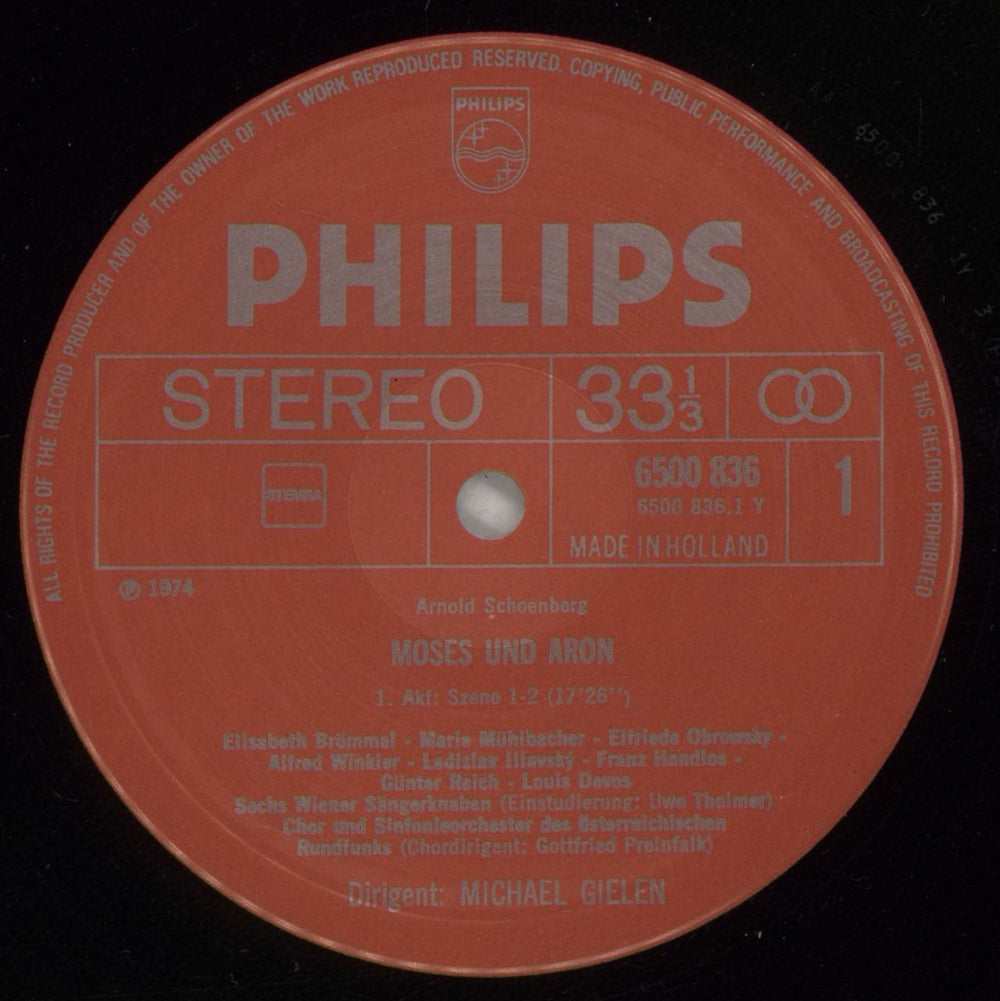 Arnold Schoenberg Schoenberg: Moses Und Aron Dutch Vinyl Box Set S4VVXSC880080