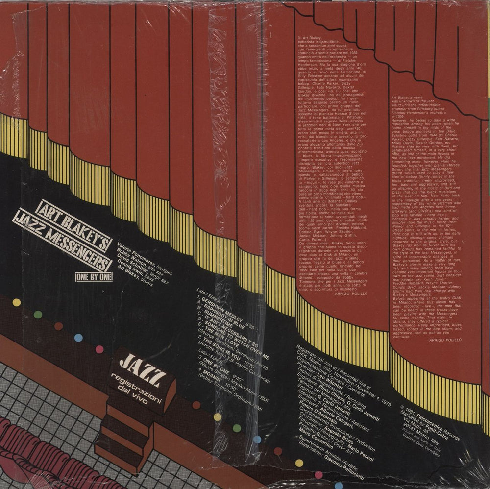 Art Blakey & The Jazz Messengers One By One - Open Shrink Italian vinyl LP album (LP record)