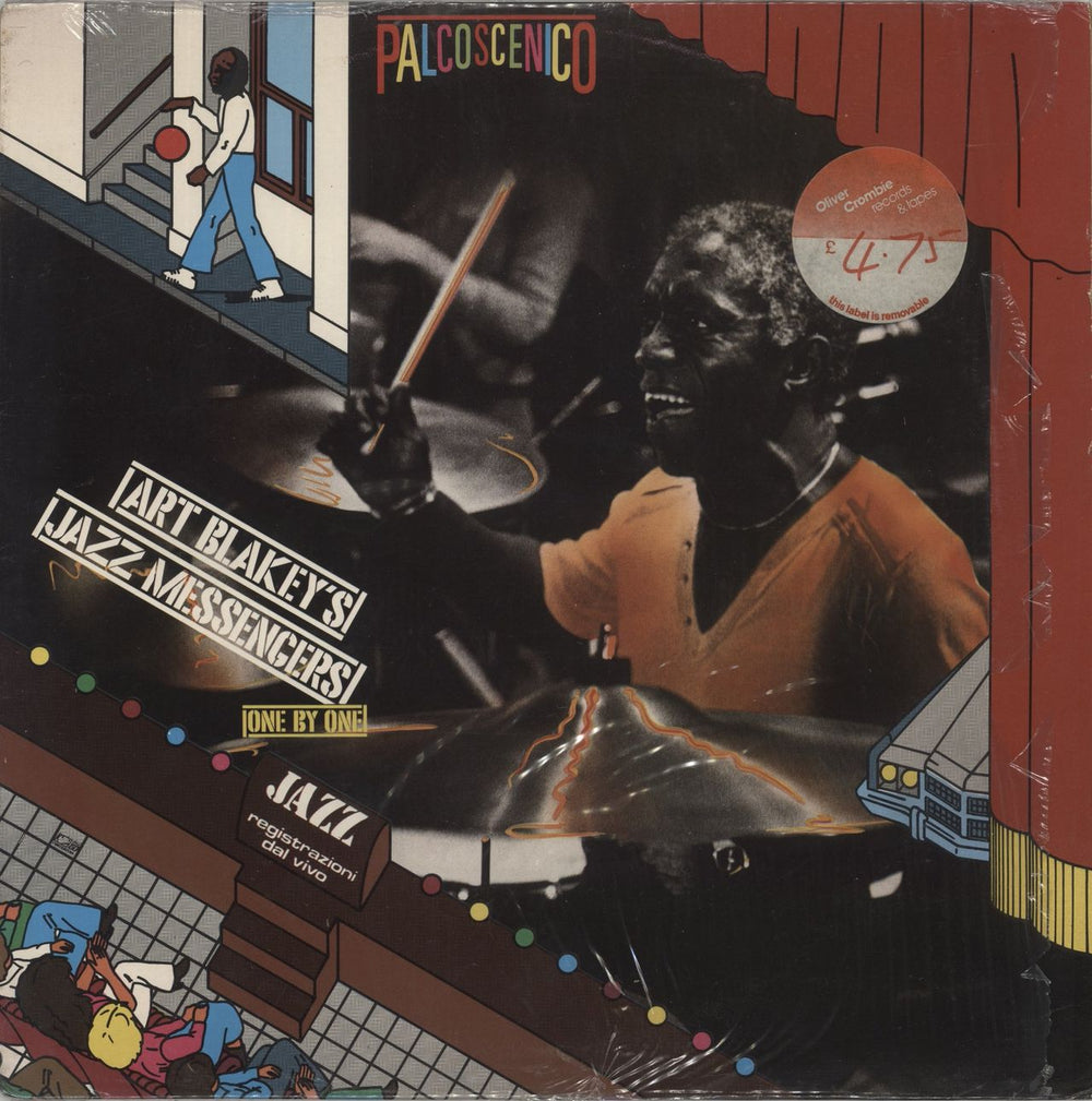 Art Blakey & The Jazz Messengers One By One - Open Shrink Italian vinyl LP album (LP record) PAL15005