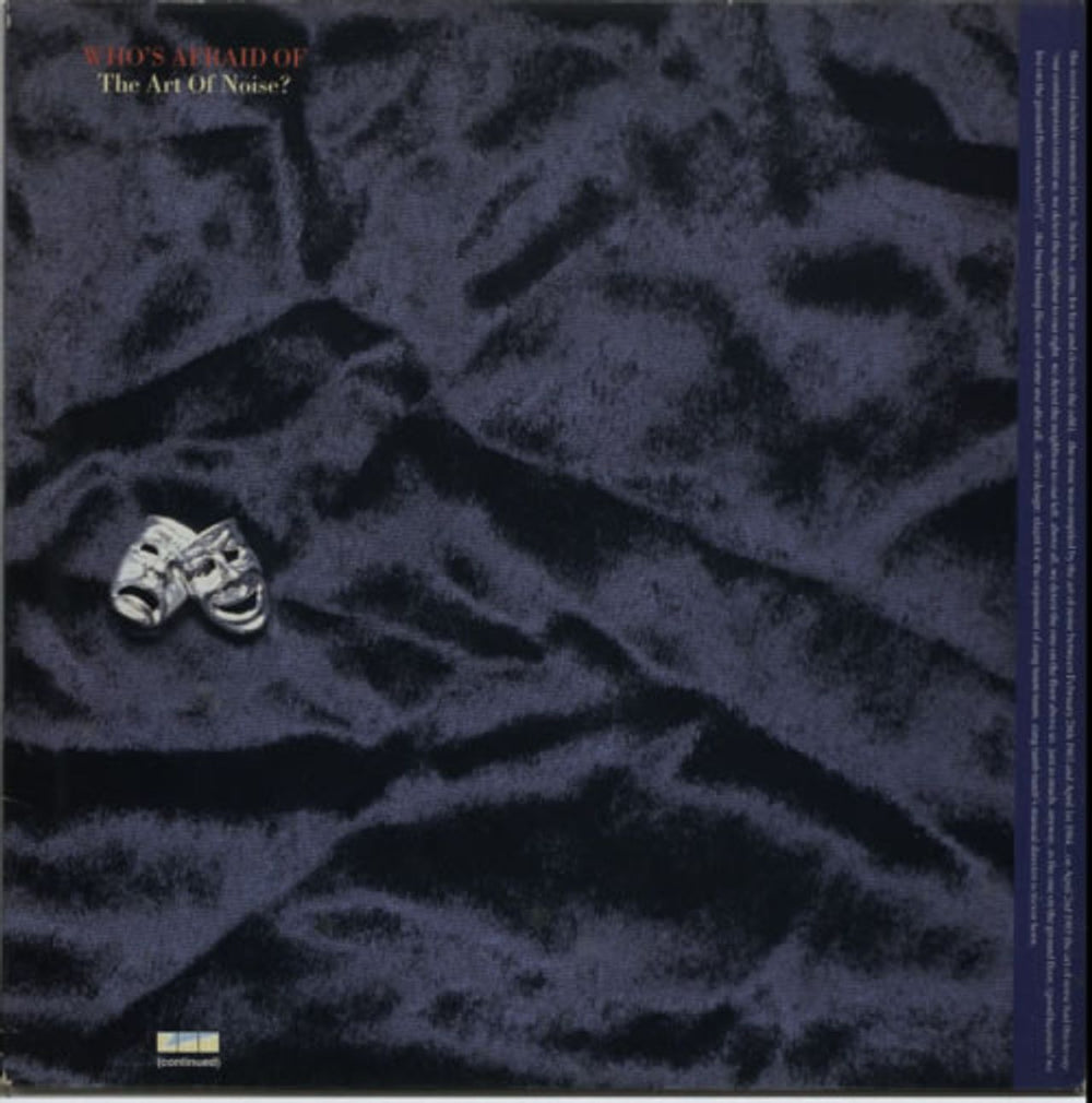 Art Of Noise Who's Afraid Of The Art Of Noise UK vinyl LP album (LP record) ZTTIQ2