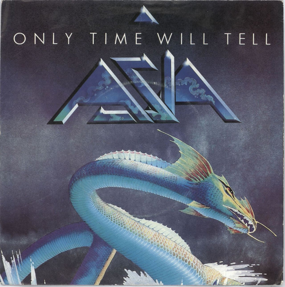 Asia Only Time Will Tell UK Promo 7" vinyl single (7 inch record / 45) GEFA2228