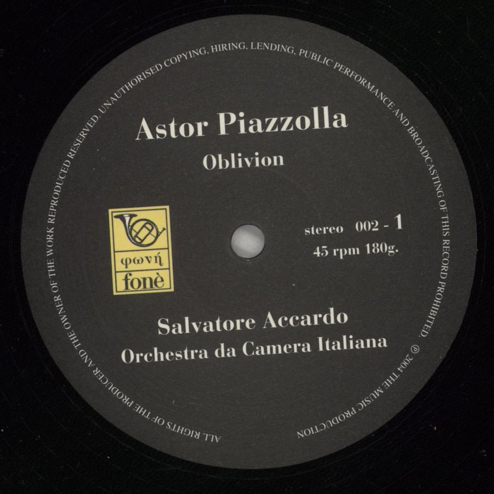 Astor Piazzolla Oblivion - 180gm Vinyl Italian 4-LP vinyl album record set ZZL4LOB880042