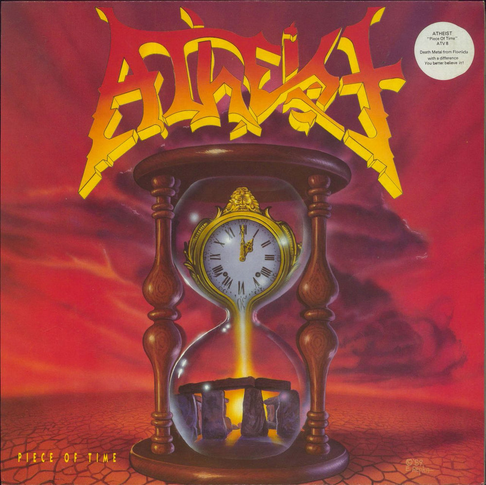 Atheist Piece Of Time - EX UK vinyl LP album (LP record) ATV8