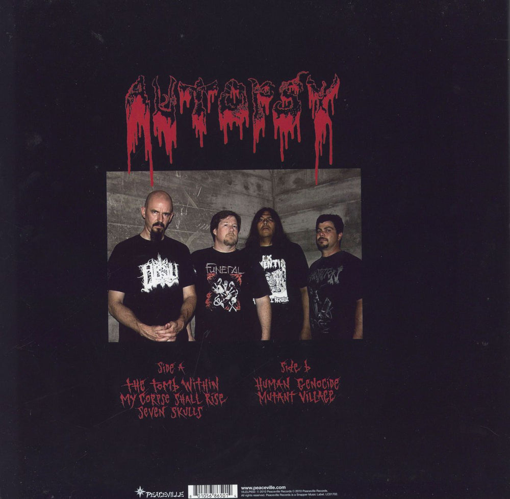 Autopsy The Tomb Within UK 12" vinyl single (12 inch record / Maxi-single) 801056865014