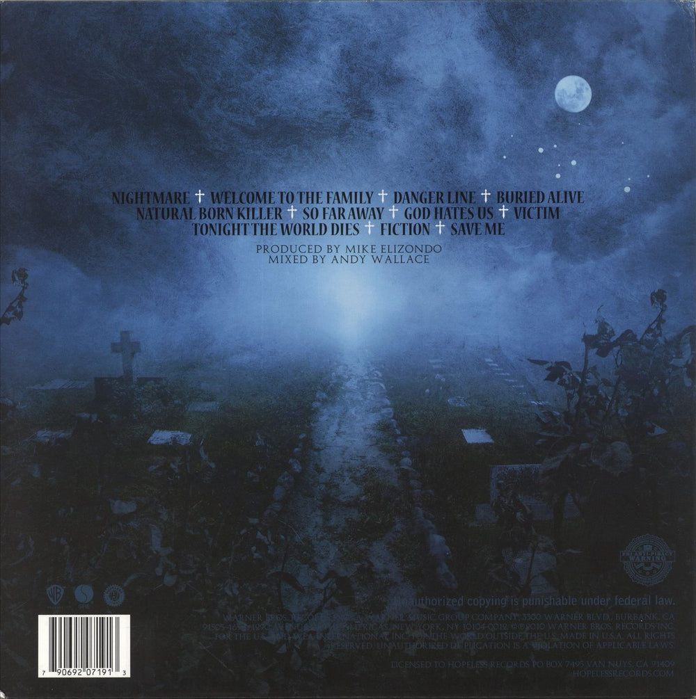 Avenged Sevenfold Nightmare US 2-LP vinyl record set (Double LP Album) 790692071913