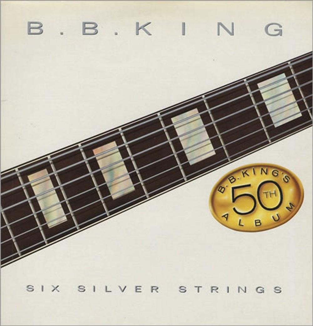 B B King Six Silver Strings UK vinyl LP album (LP record) MCF3281