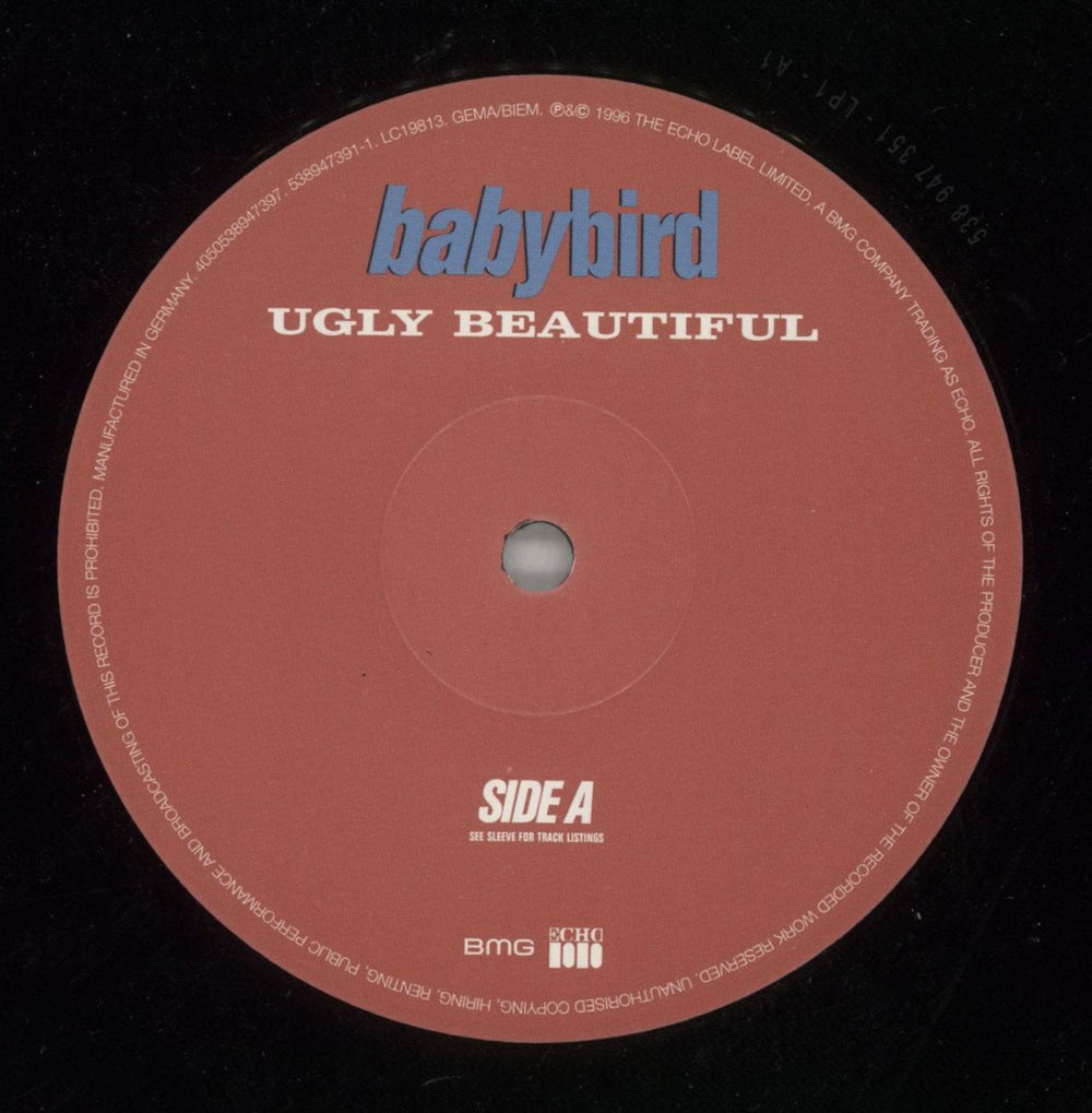 Babybird Ugly Beautiful UK 2-LP vinyl record set (Double LP Album) BYB2LUG870604