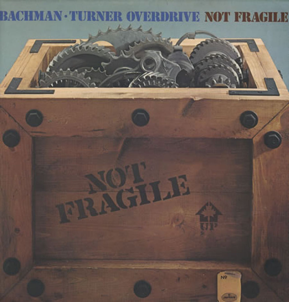 Bachman Turner Overdrive Not Fragile UK vinyl LP album (LP record) 9100007