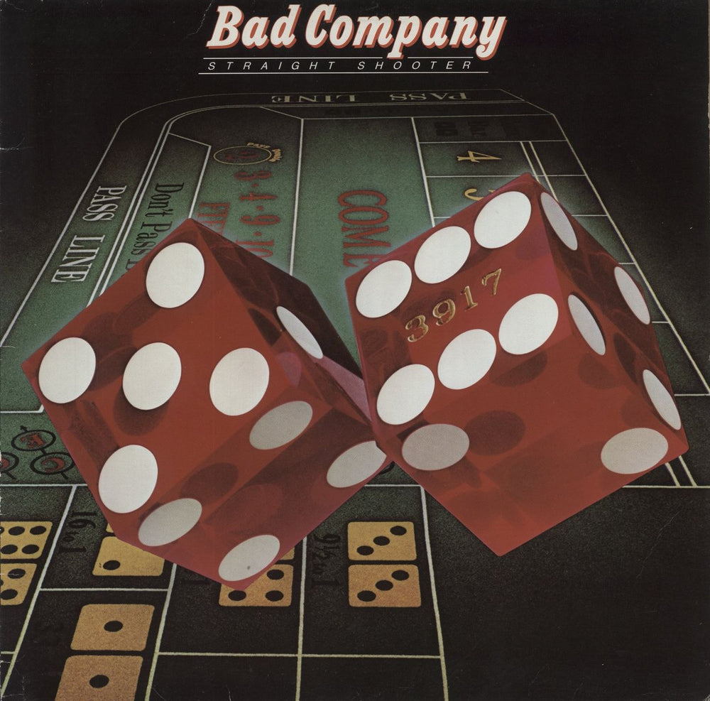 Bad Company Straight Shooter Canadian vinyl LP album (LP record) SS8413