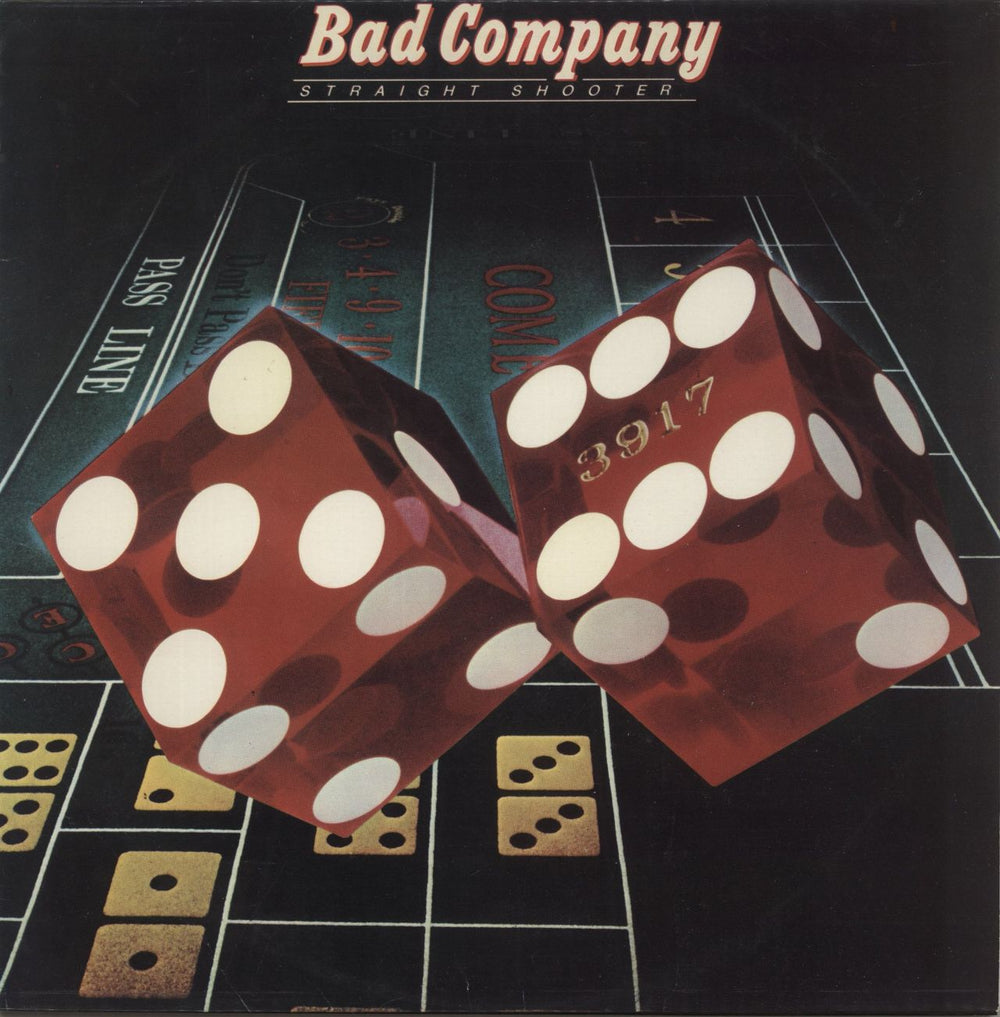 Bad Company Straight Shooter Portuguese vinyl LP album (LP record) 5009304