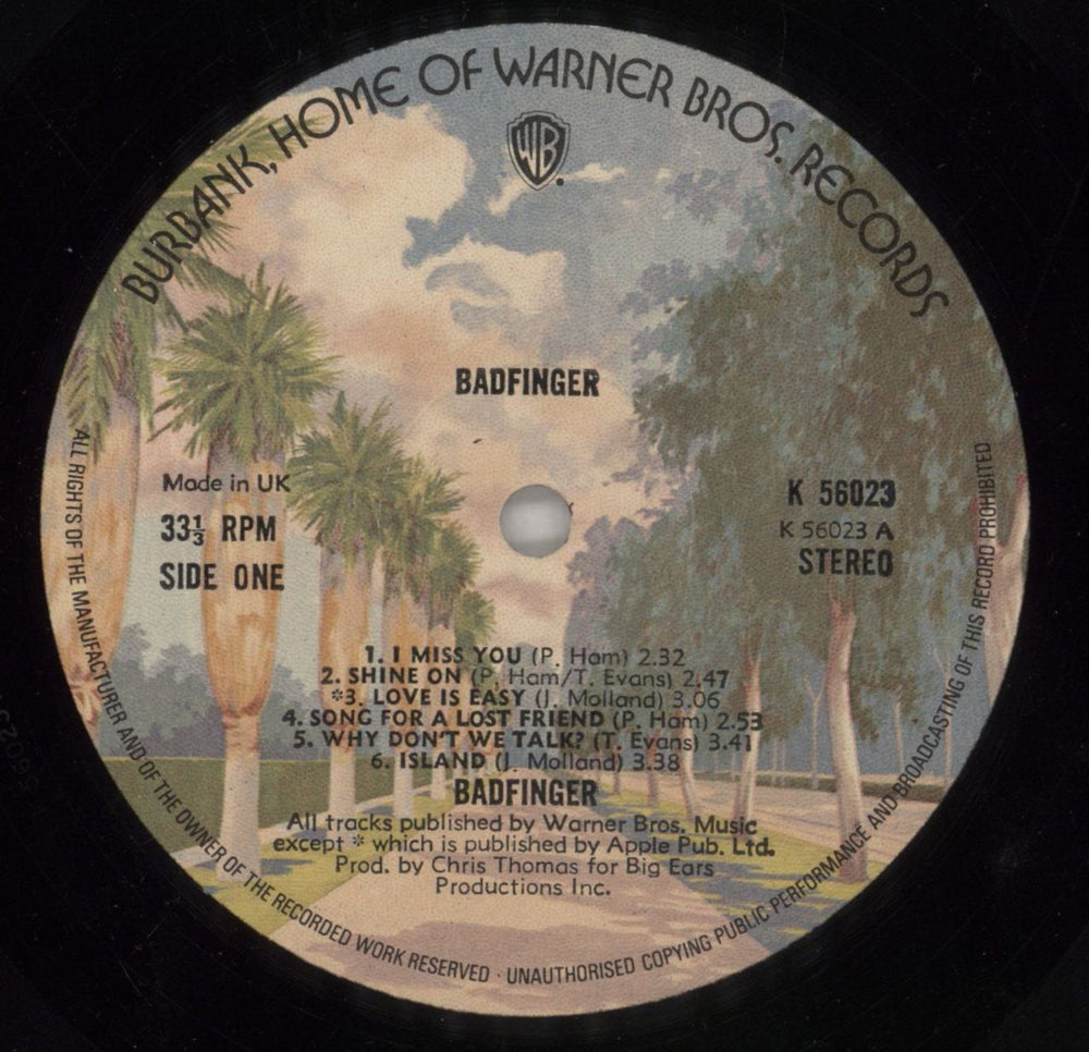 Badfinger Badfinger - EX UK vinyl LP album (LP record) BDFLPBA806498