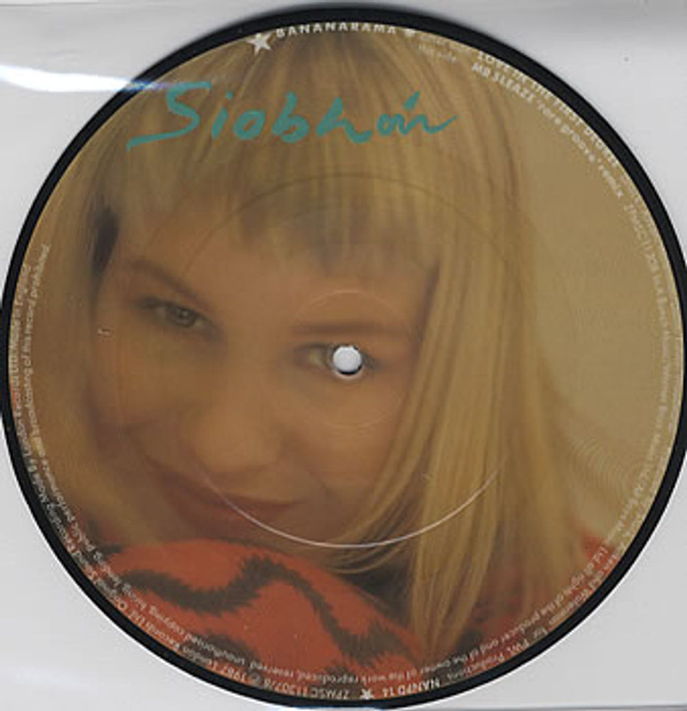 Bananarama Love In The First Degree - Keren/Siobhan UK 7" vinyl picture disc (7 inch picture disc single) NANPD14