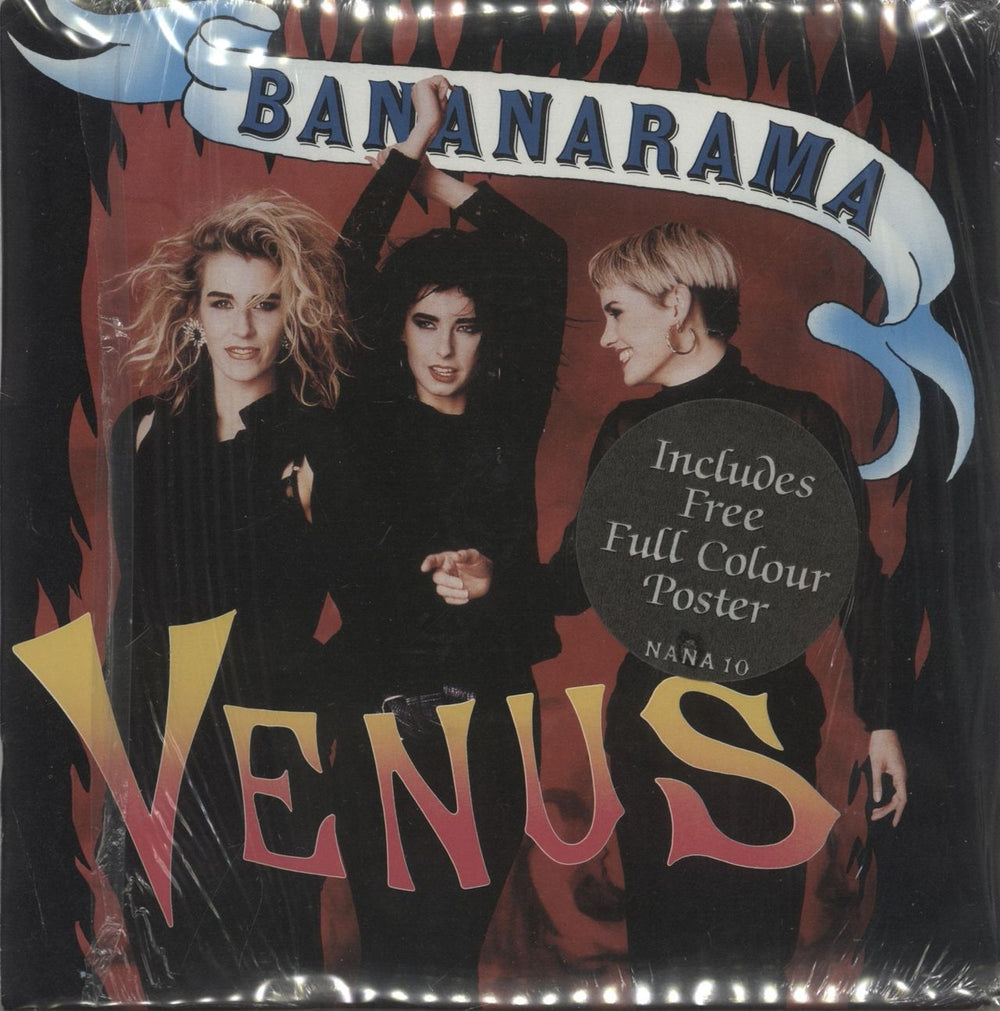 Bananarama Venus + Poster UK 7" vinyl single (7 inch record / 45) NANA10