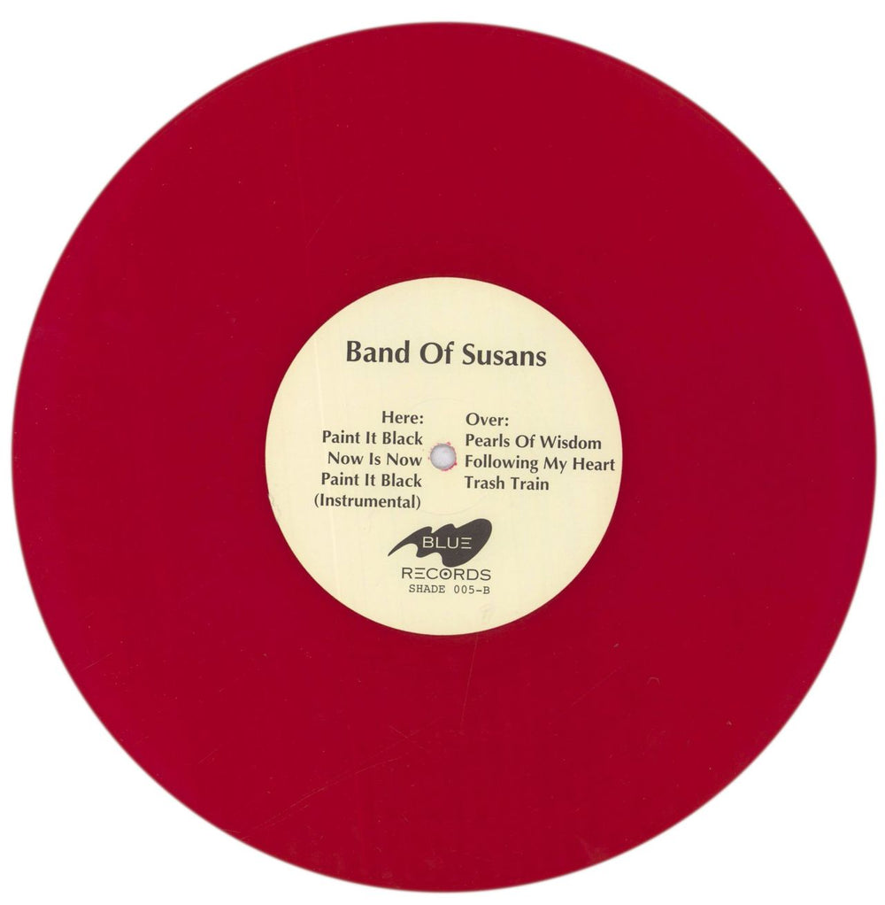 Band Of Susans Now - Red Vinyl German 10" vinyl single (10 inch record) BJ010NO839602