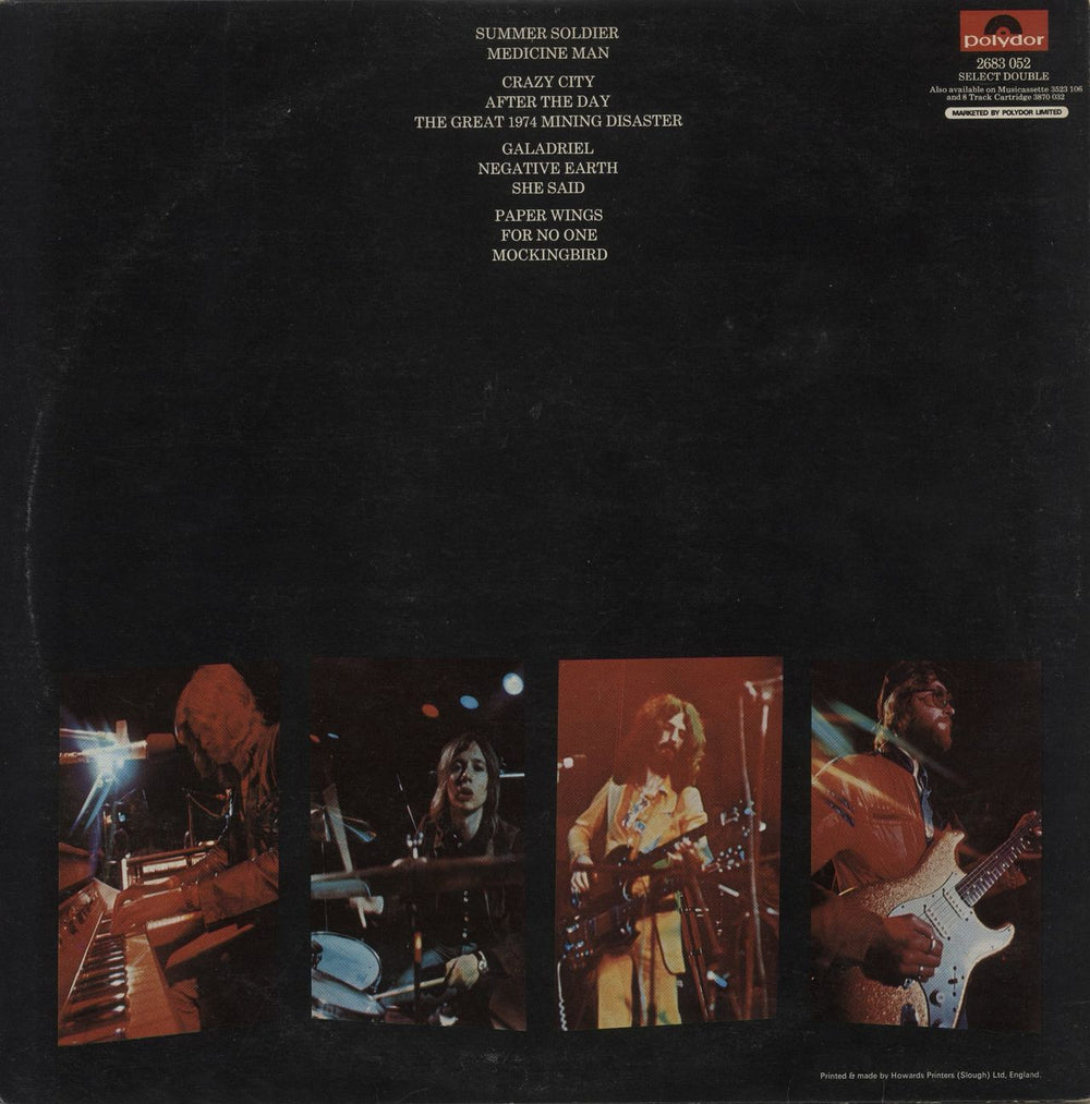 Barclay James Harvest Live UK 2-LP vinyl record set (Double LP Album)