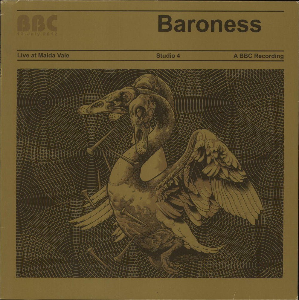 Baroness Live At Maida Vale - BBC - Gold Translucent Vinyl - EX US 12" vinyl single (12 inch record / Maxi-single) RR7217