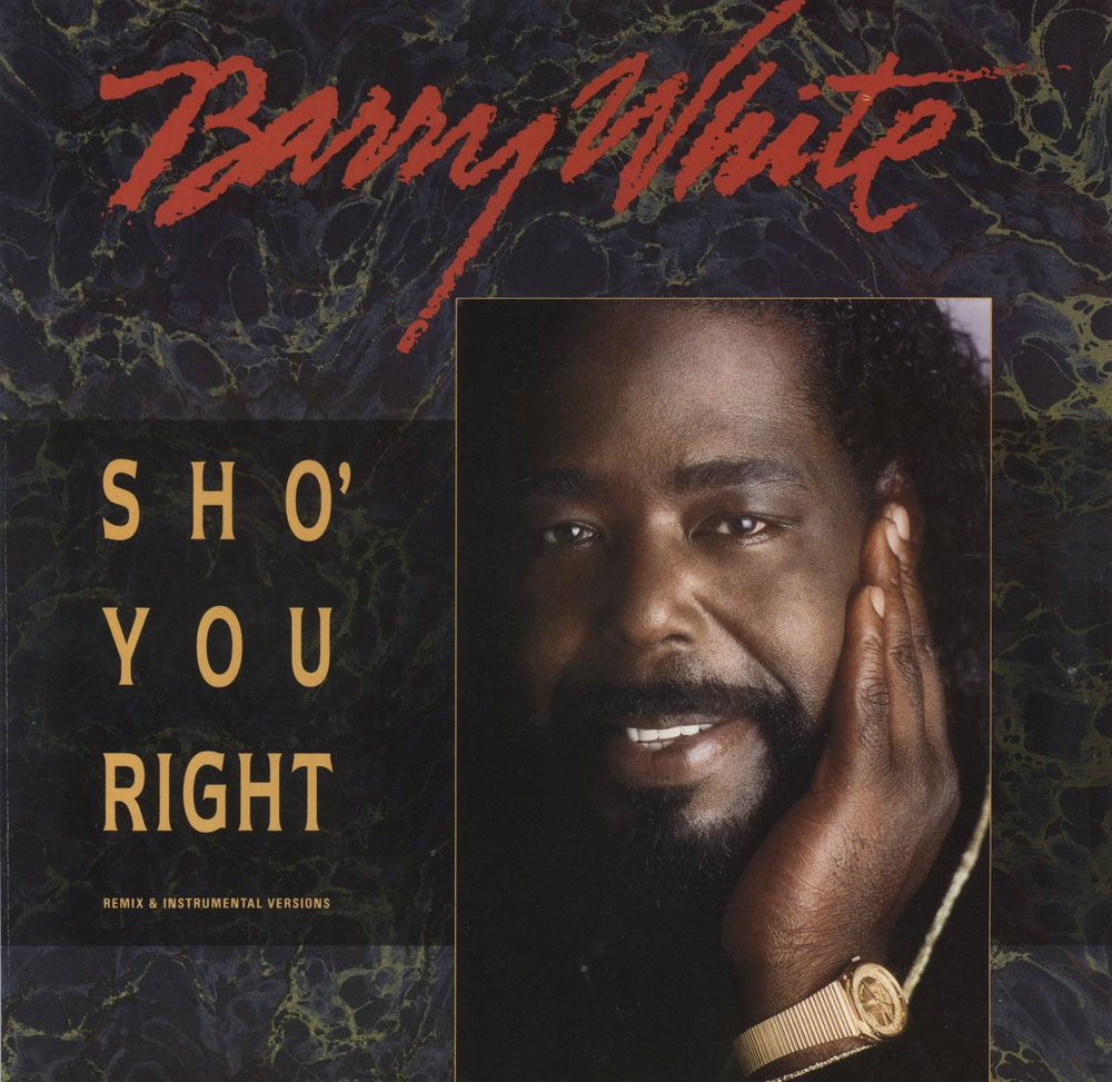 Barry White Sho' You Right UK 12" vinyl single (12 inch record / Maxi-single) USAT614