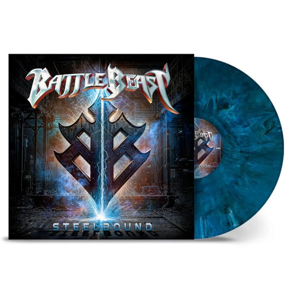 Battle Beast Steelbound - Multi-Coloured Marbled Vinyl - Sealed UK vinyl LP album (LP record) 4065629748173