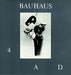 Bauhaus 4.A.D. - White B-side Label UK vinyl LP album (LP record) BAD312