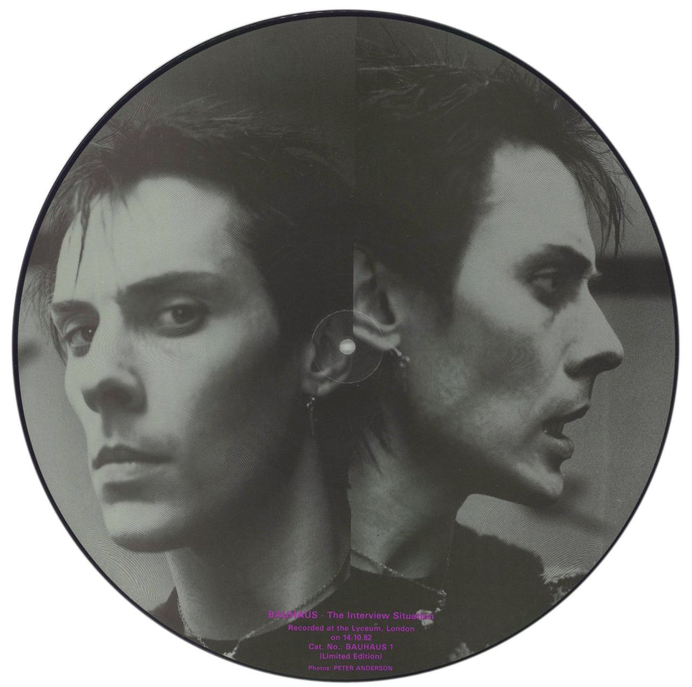 Bauhaus The Interview Situation UK picture disc LP (vinyl picture disc album)