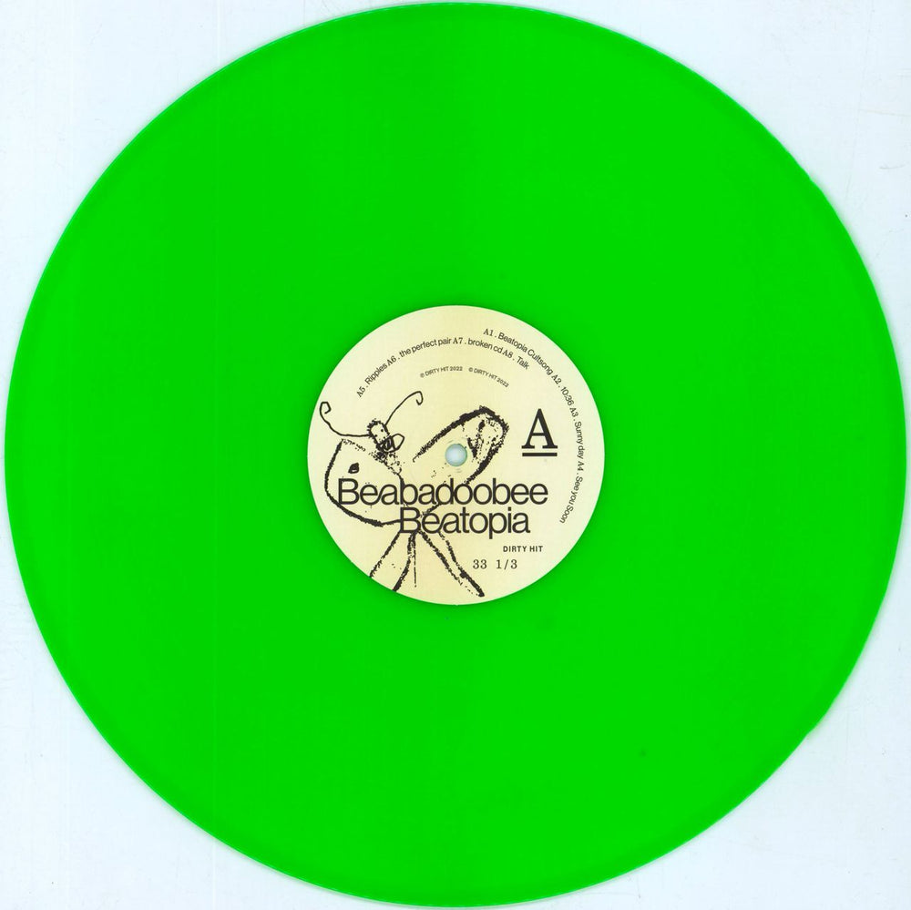 Beabadoobee Beatopia - Green Neon Vinyl UK vinyl LP album (LP record) 4GILPBE806532