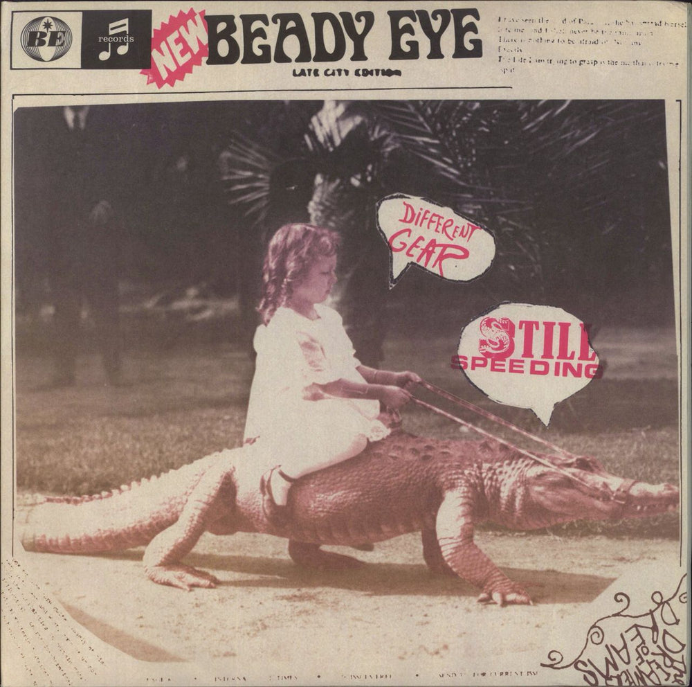 Beady Eye Different Gear, Still Speeding - VG UK 2-LP vinyl record set (Double LP Album) BEADYLP2