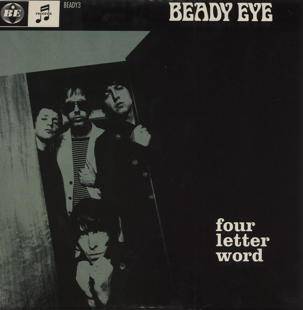 Beady Eye Four Letter Word - Numbered Sleeve UK 7" vinyl single (7 inch record / 45) BEADY3