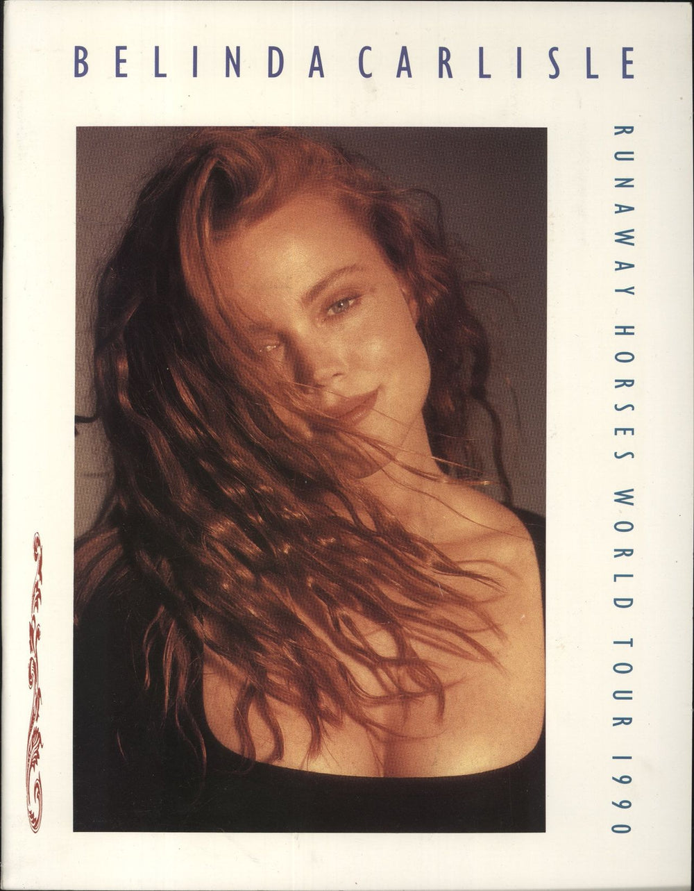 Belinda Carlisle Runaway Horses World Tour 1990 UK tour programme