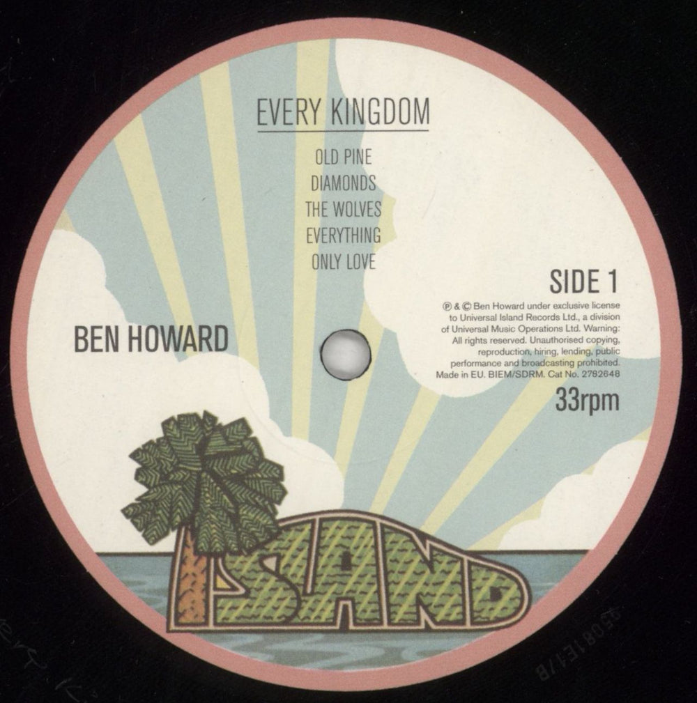 Ben Howard Every Kingdom UK vinyl LP album (LP record) F5NLPEV690609