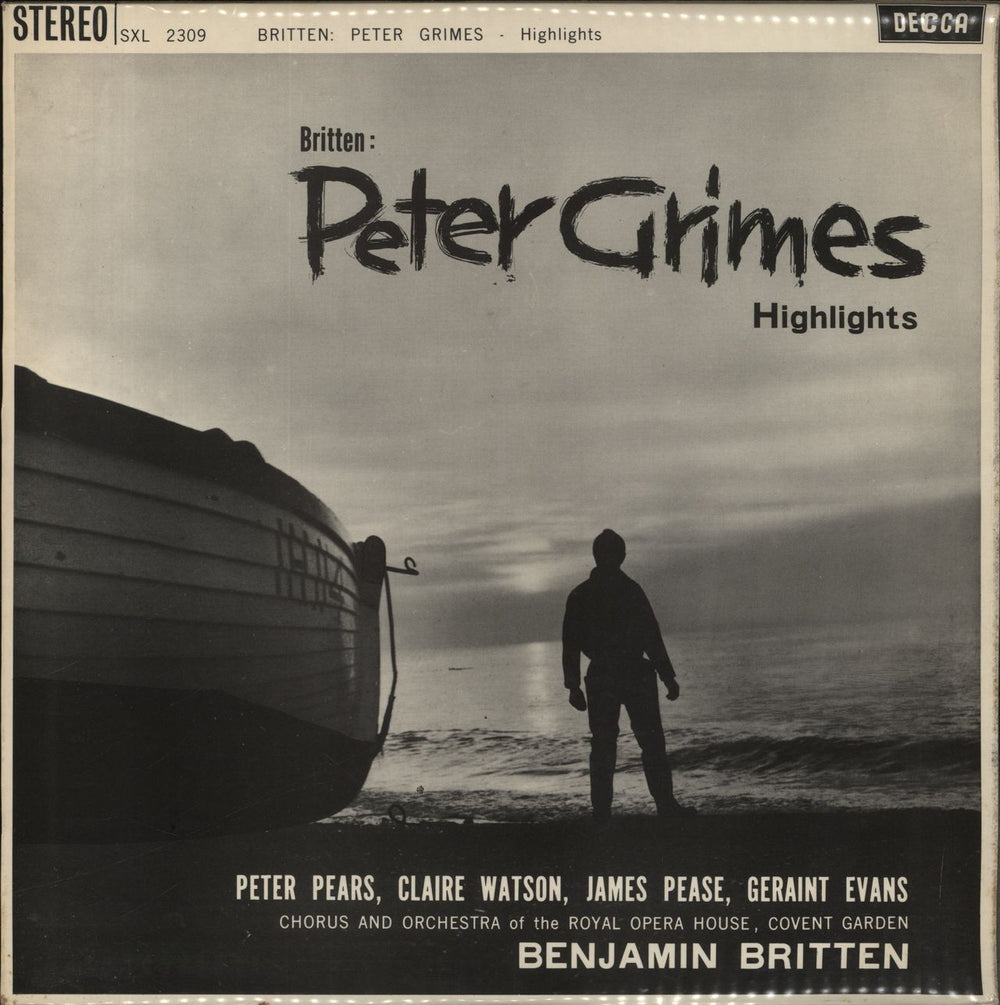 Benjamin Britten Peter Grimes - Highlights UK vinyl LP album (LP record) SXL2309