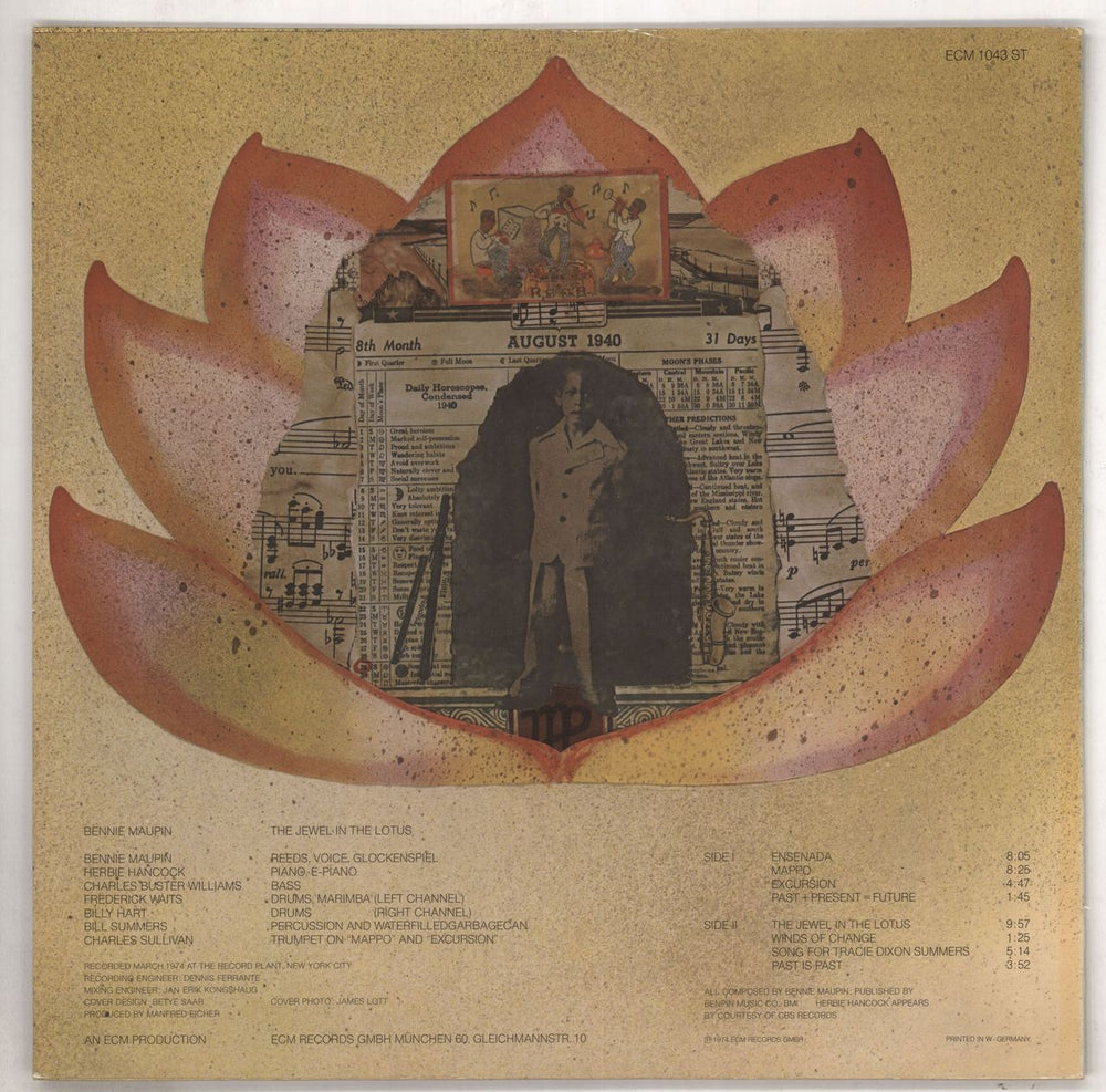 Bennie Maupin The Jewel In The Lotus - 1st German vinyl LP album (LP record) 0Y7LPTH738066