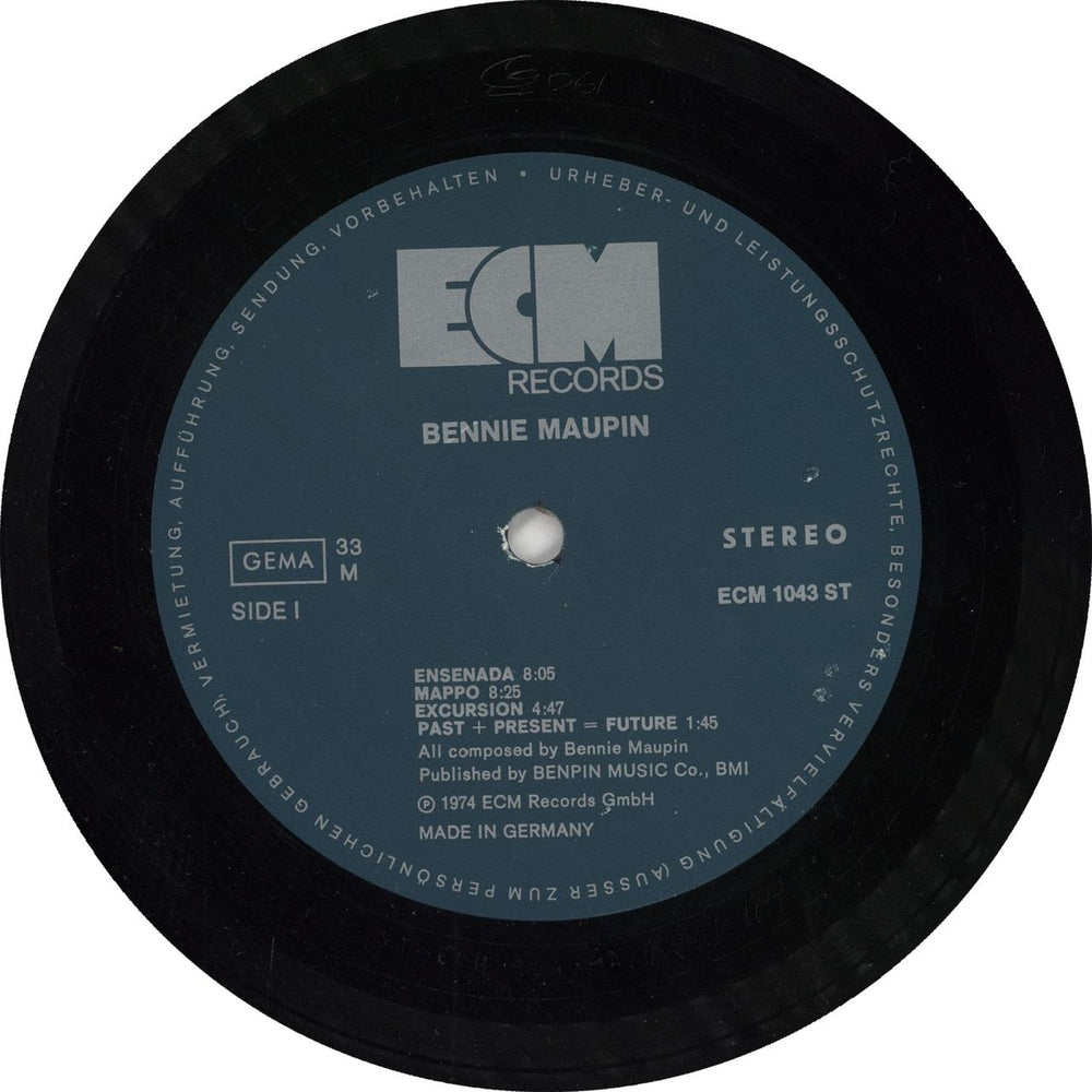 Bennie Maupin The Jewel In The Lotus - 1st German vinyl LP album (LP record)