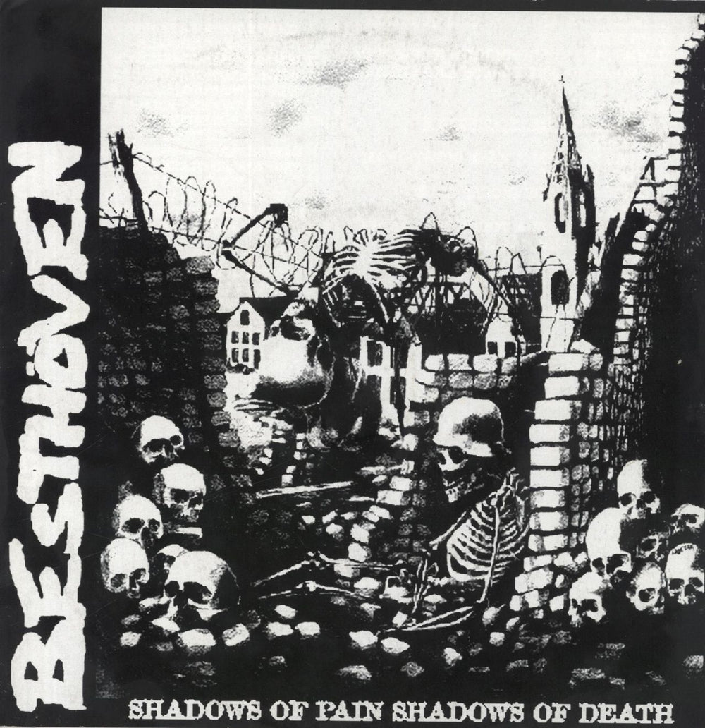 Besthöven Shadows Of Pain Shadows Of Death / Alternate System Swedish 7" vinyl single (7 inch record / 45) WAR001