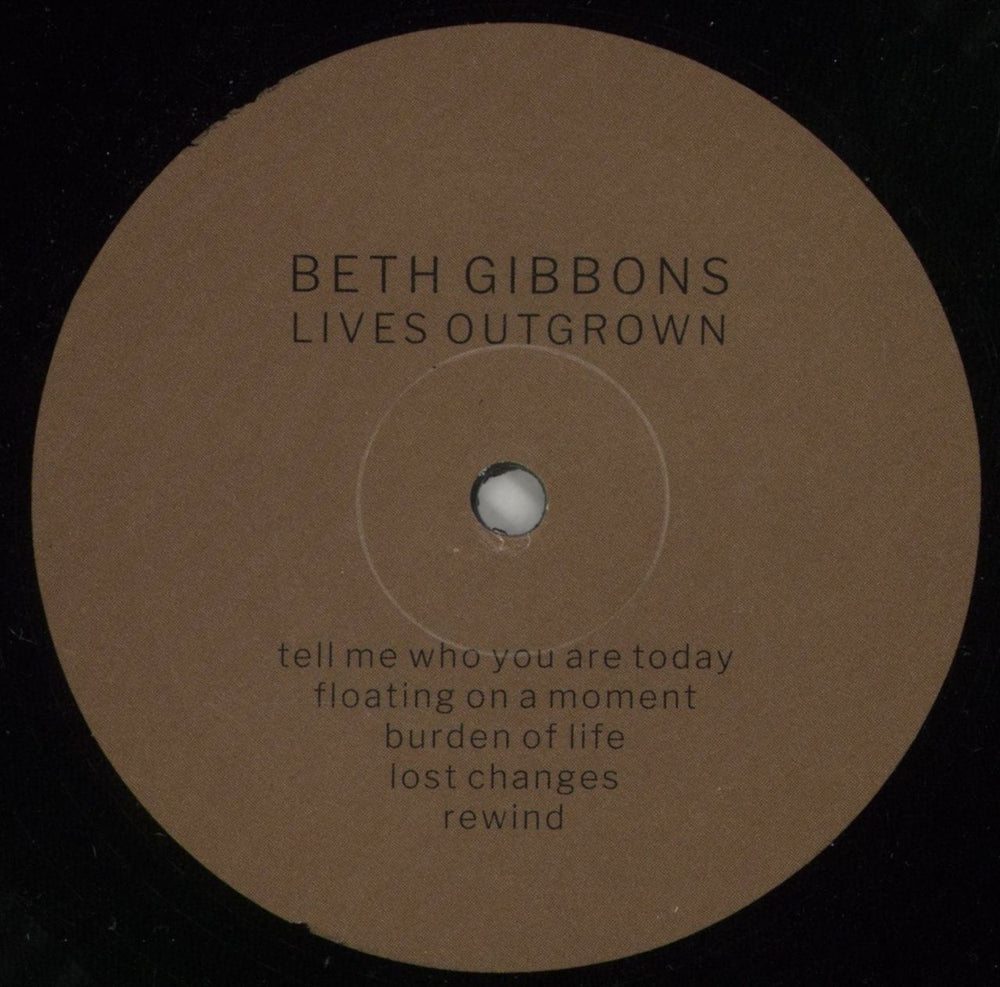 Beth Gibbons Lives Outgrown UK vinyl LP album (LP record) BTGLPLI871403