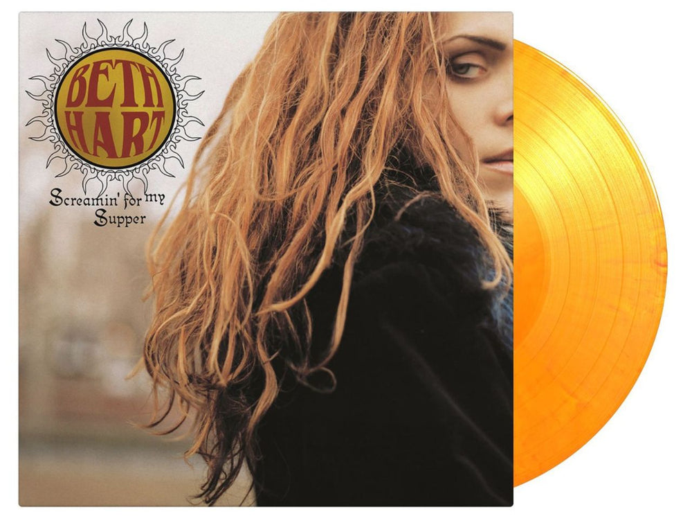 Beth Hart Screamin' For My Supper - Yellow & Orange Marble Vinyl & Etched UK 2-LP vinyl record set (Double LP Album) MOVLP932