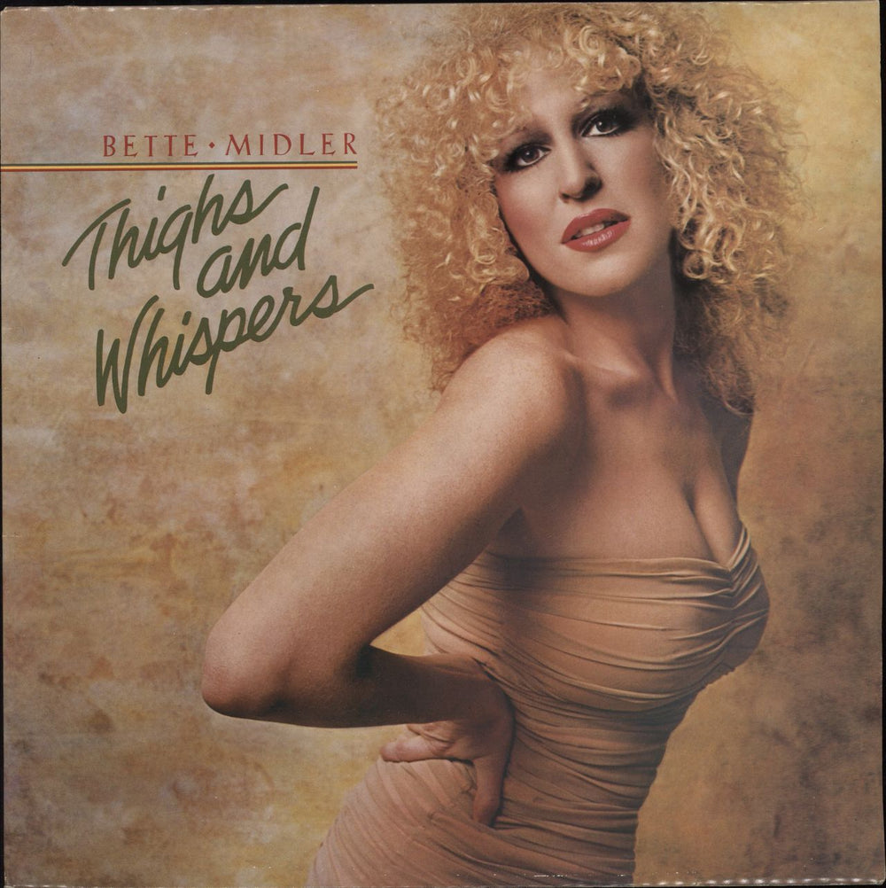 Bette Midler Thighs And Whispers + inner UK vinyl LP album (LP record) K50636