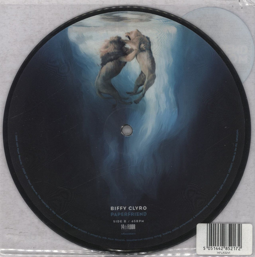 Biffy Clyro Mountains UK 7" vinyl picture disc (7 inch picture disc single) 5051442852172