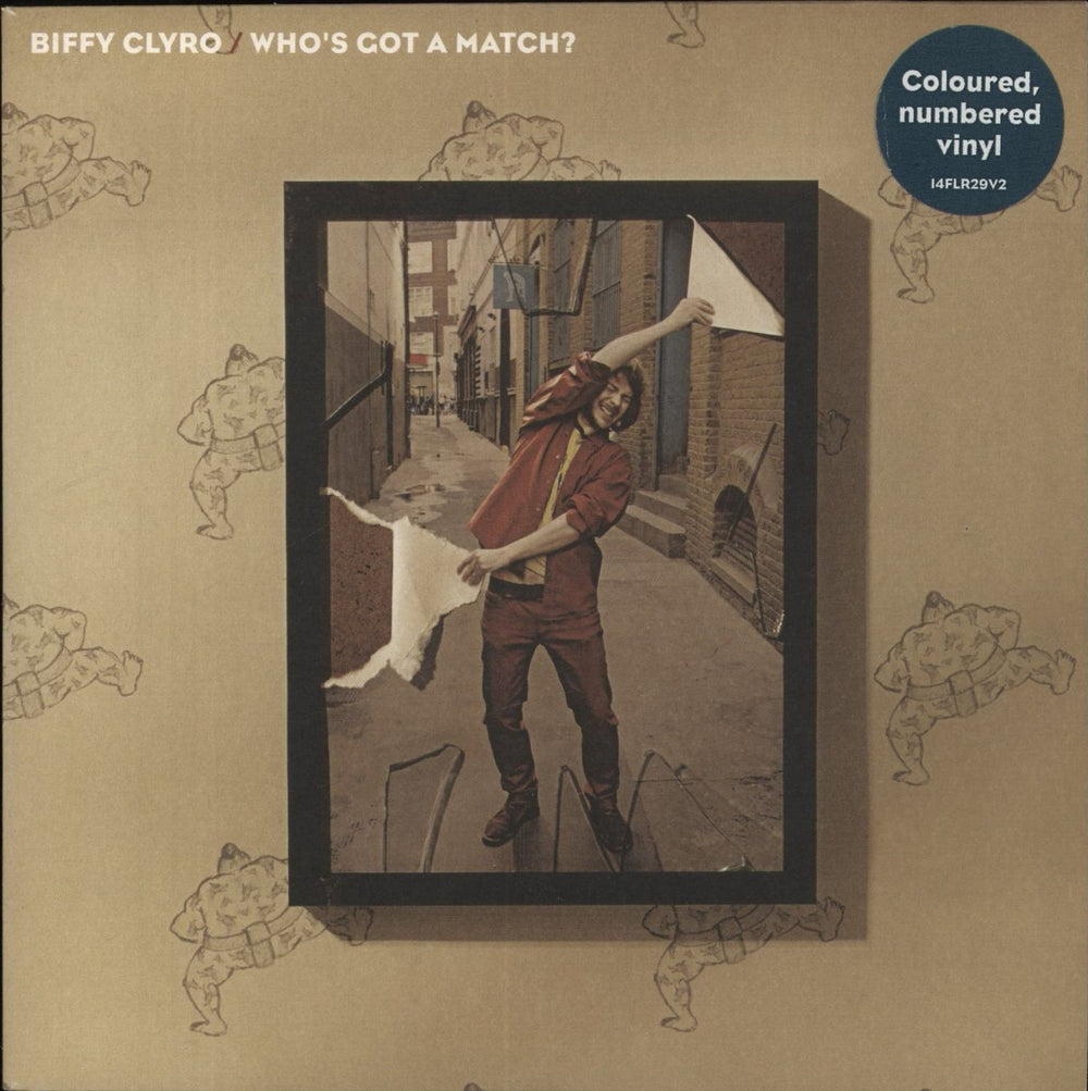 Biffy Clyro Who's Got A Match - Teal Vinyl UK 7" vinyl single (7 inch record / 45) 14FLR29V2