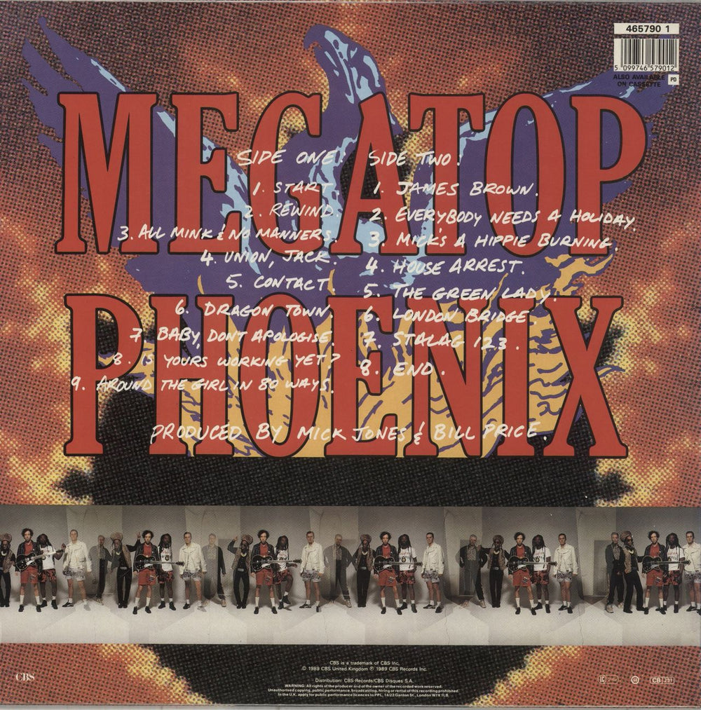 Big Audio Dynamite Megatop Phoenix - Price Sticker UK vinyl LP album (LP record) 5099746579012