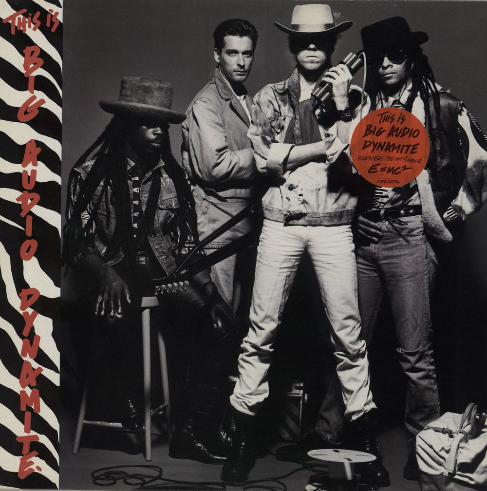 Big Audio Dynamite This Is Big Audio Dynamite - 2nd - Hype sticker UK vinyl LP album (LP record) 26714