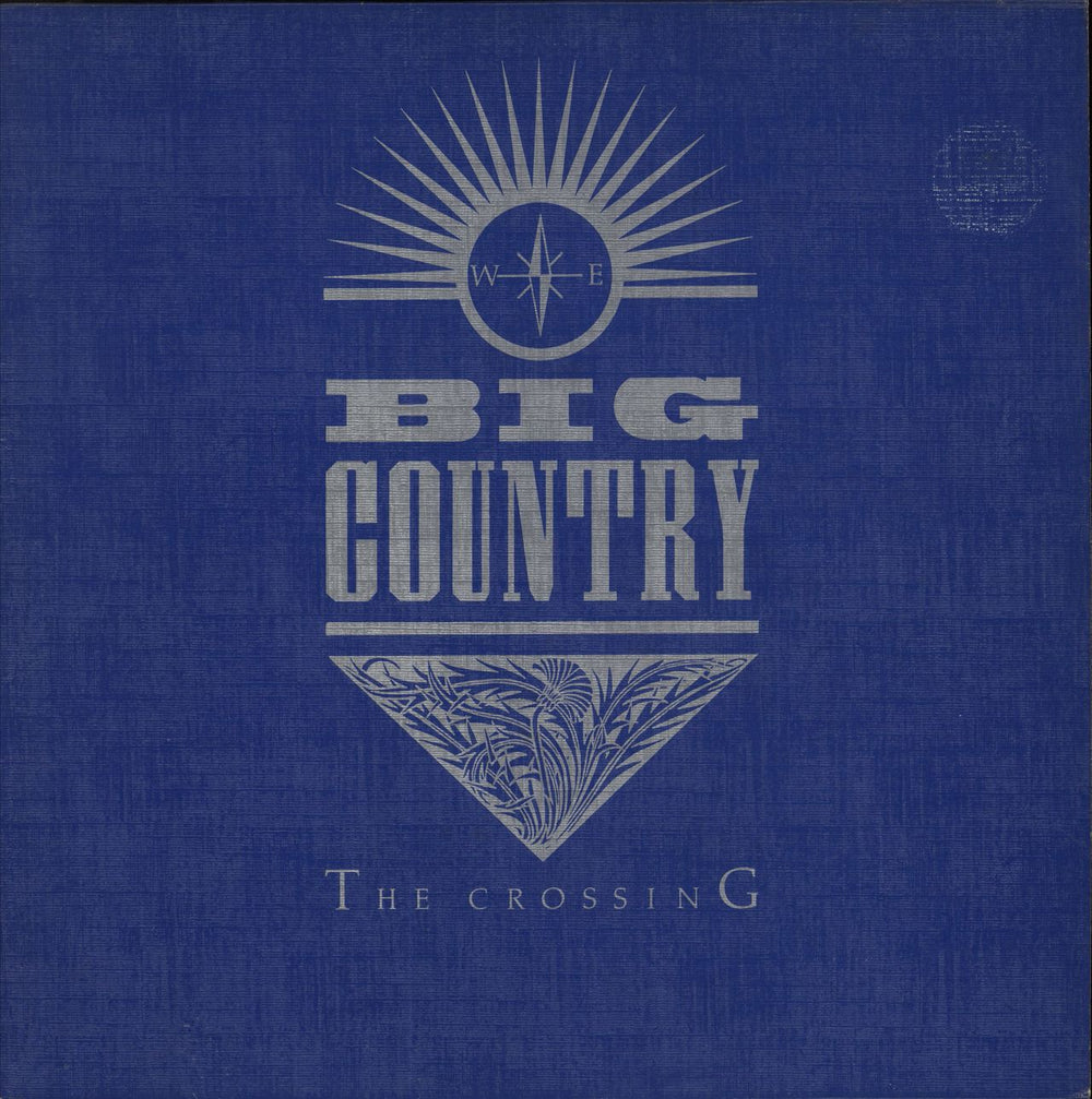 Big Country The Crossing - Blue - EX UK vinyl LP album (LP record) MERS27