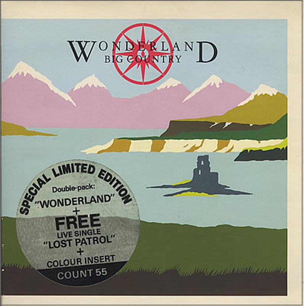 Big Country Wonderland UK 7" vinyl single (7 inch record / 45) COUNT55