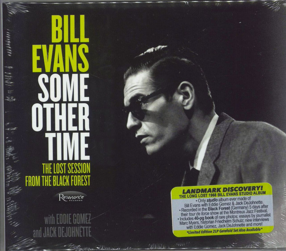 Bill Evans (Piano) Some Other Time : The Lost Session From The Black Forest - Sealed US 2 CD album set (Double CD) HCD-2019