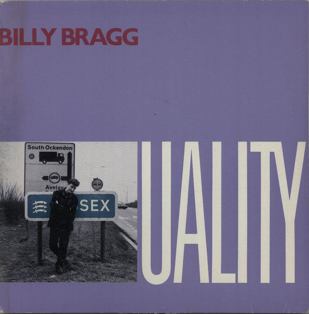 Billy Bragg Sexuality UK 7" vinyl single (7 inch record / 45) GOD56