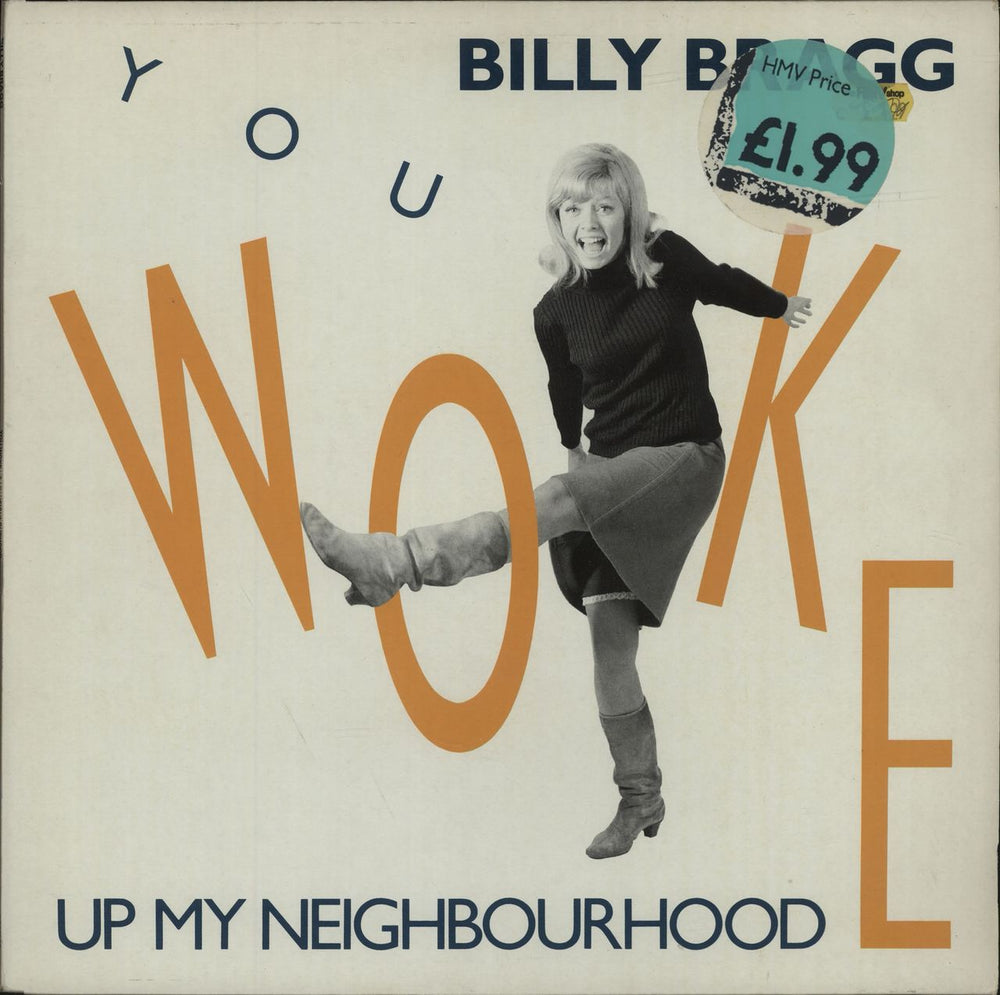 Billy Bragg You Woke Up My Neighbourhood EP UK 12" vinyl single (12 inch record / Maxi-single) GODX60