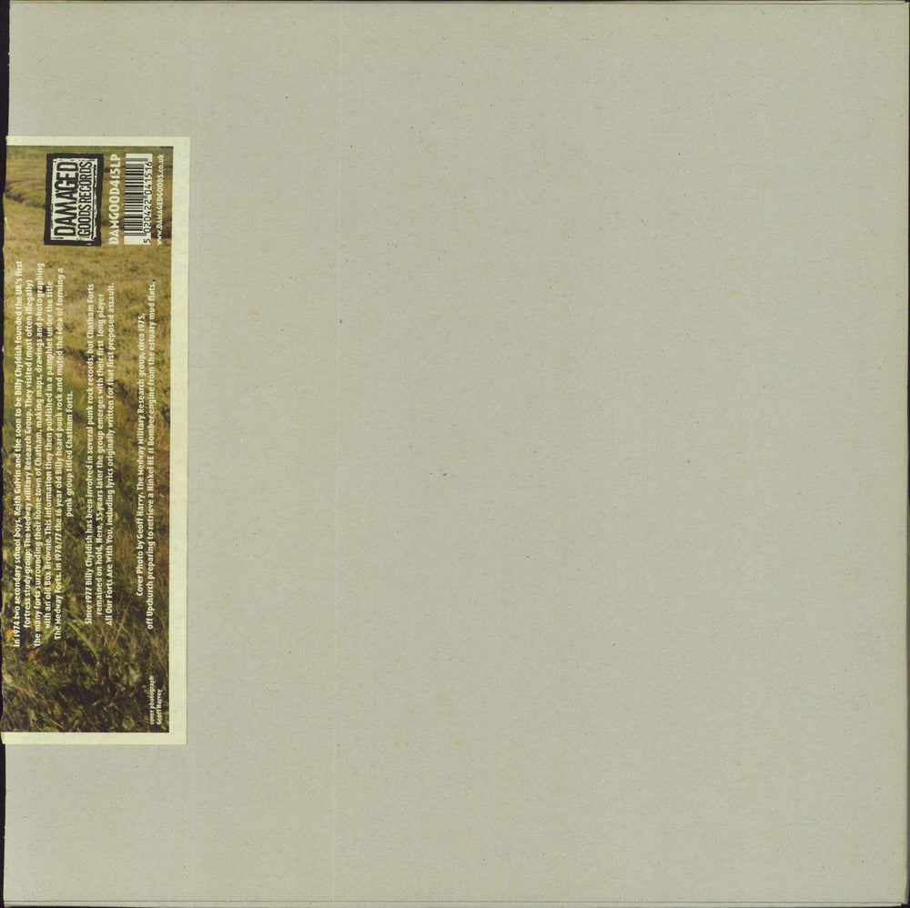 Billy Childish All Our Forts Are With You UK vinyl LP album (LP record) 5020422041516