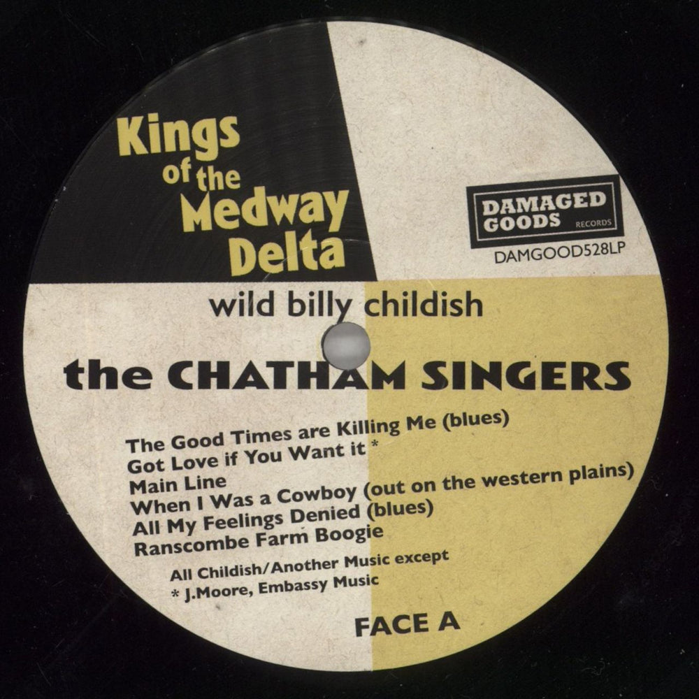 Billy Childish Kings Of The Medway Delta UK vinyl LP album (LP record) BLCLPKI859539
