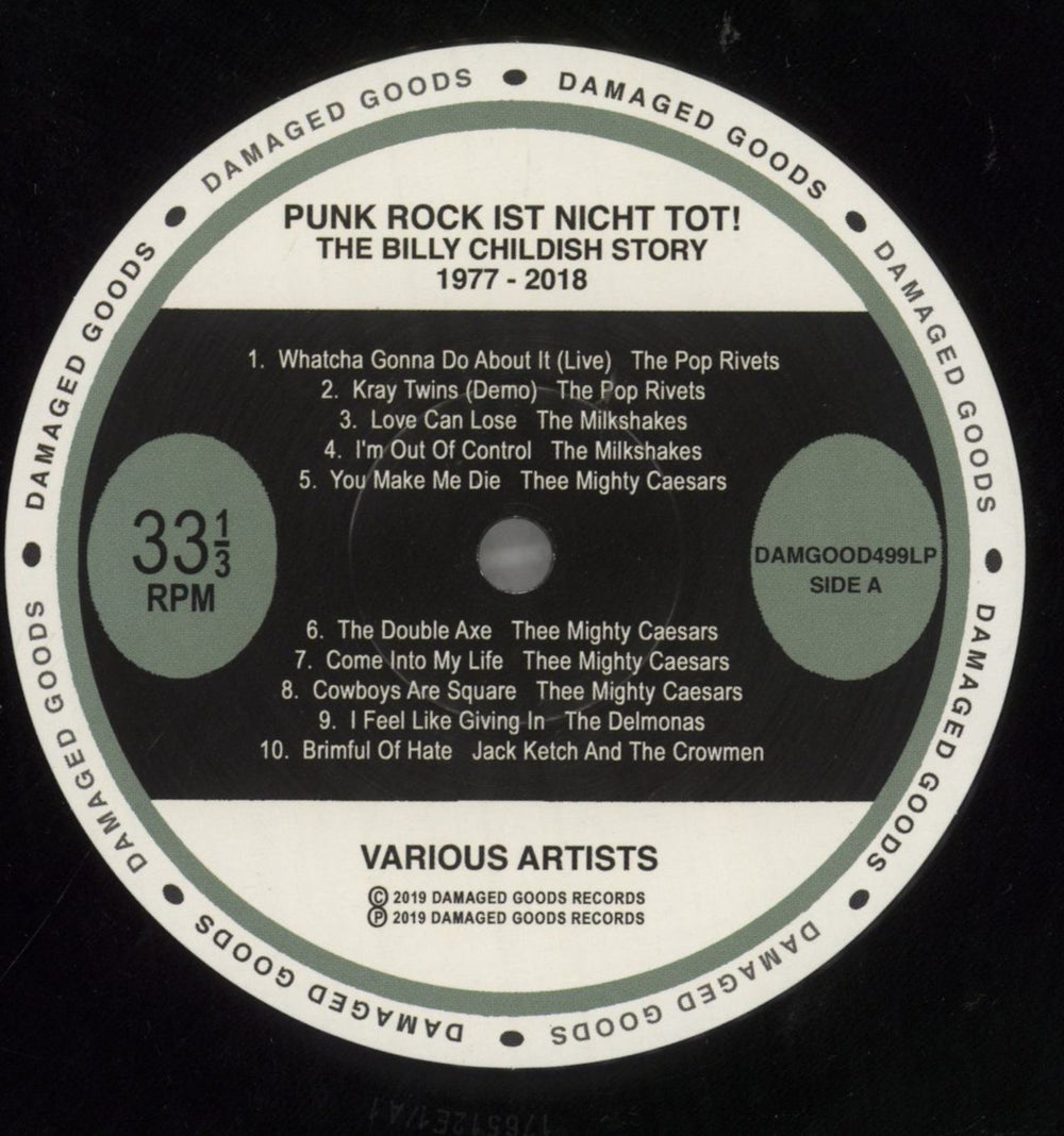 Billy Childish Punk Rock Ist Nicht Tot! The Billy Childish Story 1977 - 2018 UK 3-LP vinyl record set (Triple LP Album) BLC3LPU858854