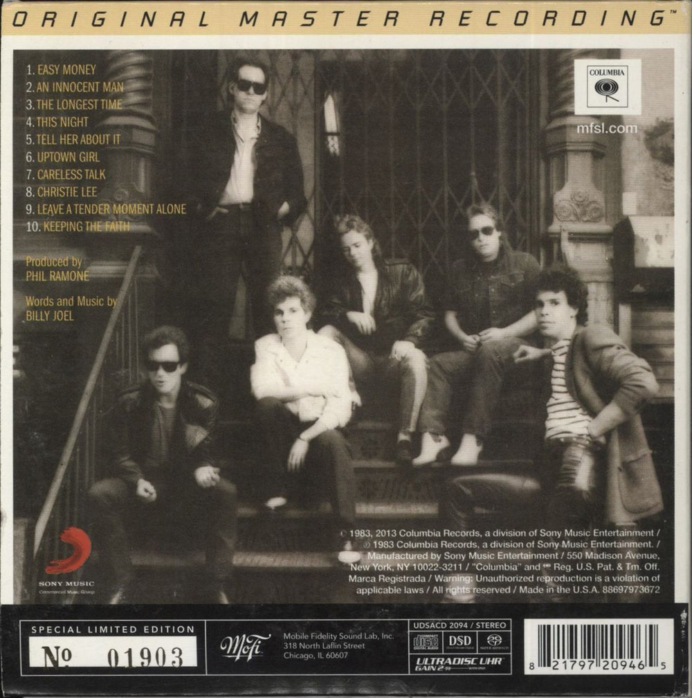 Billy Joel An Innocent Man US super audio CD SACD BLYSAAN861867