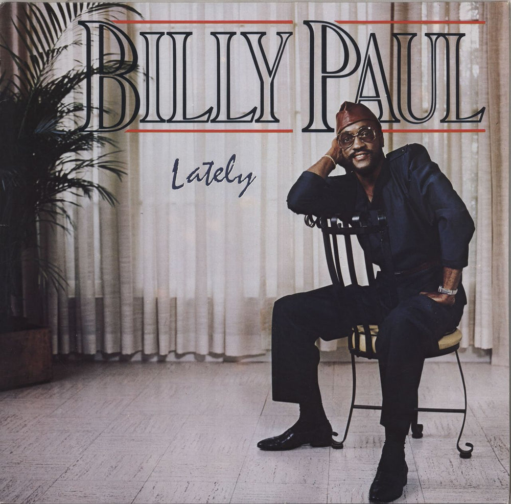 Billy Paul Lately German vinyl LP album (LP record) FL85711